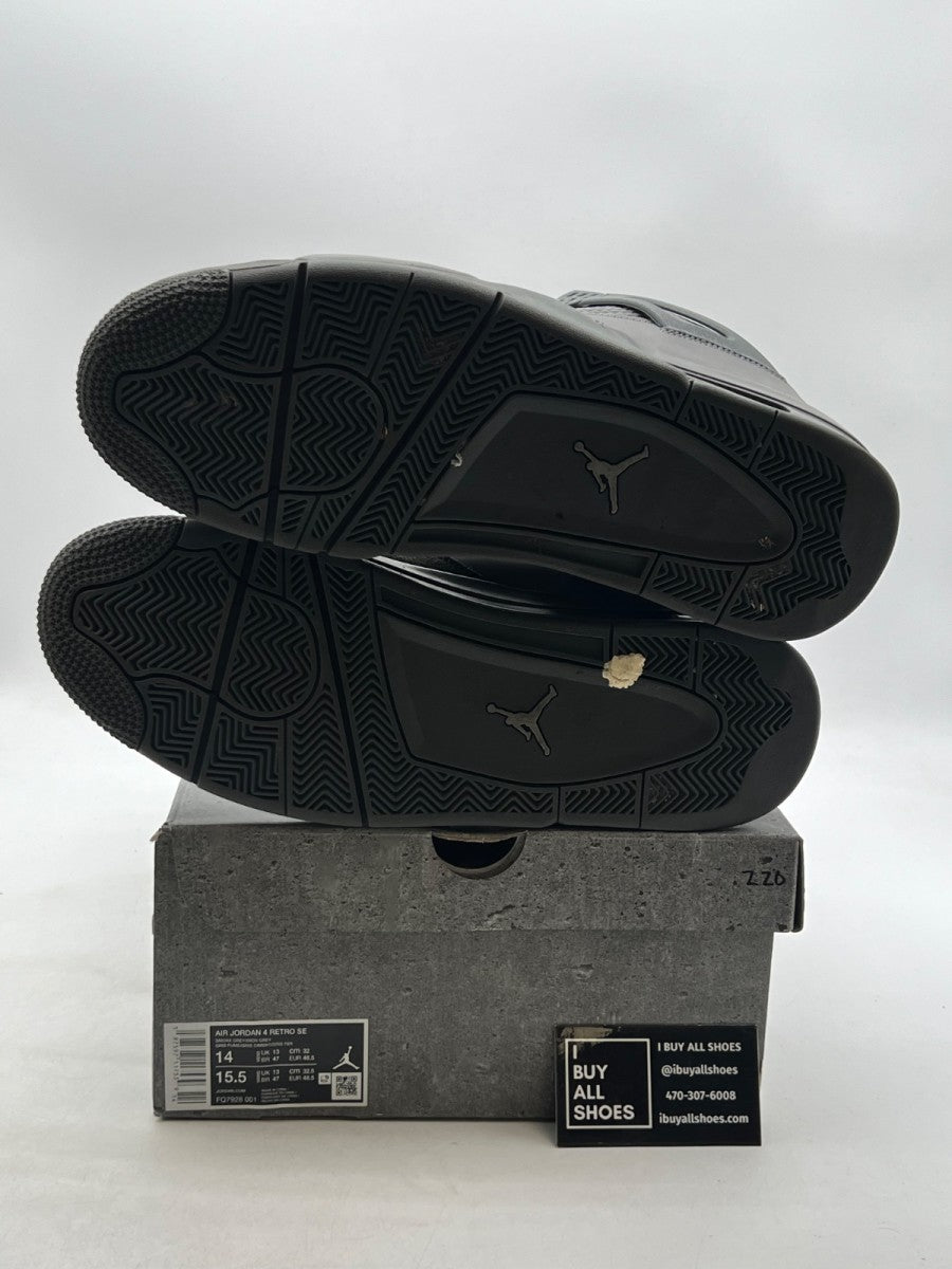 Jordan 4 Retro SE Paris Olympics Wet Cement 14 (Lightly Worn Pre-Owned) - Image 8