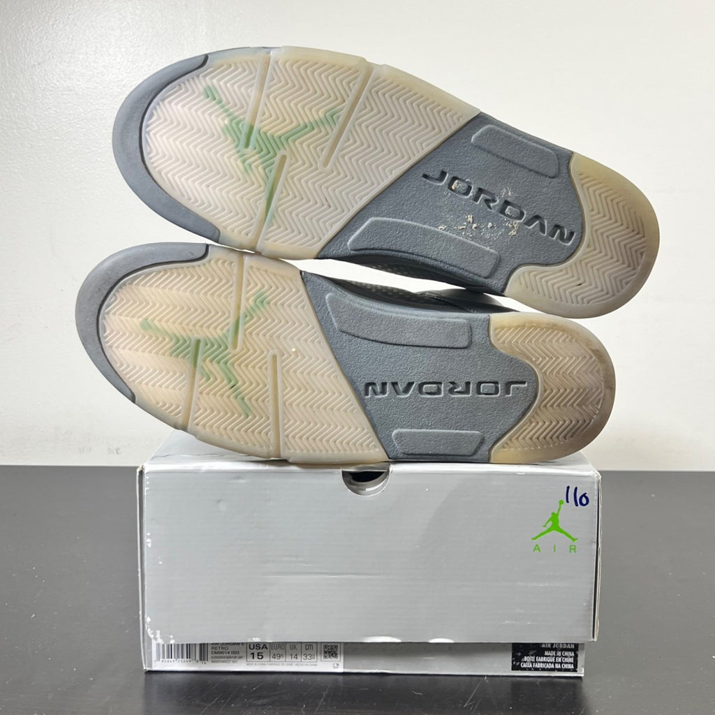 Jordan 5 Retro Green Bean (2022) (Size 15) - Image 6