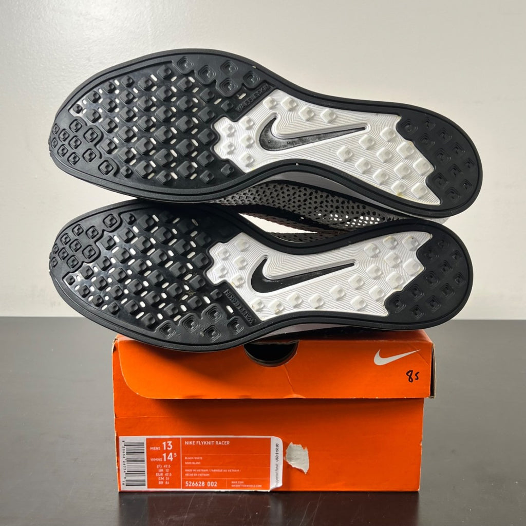 Nike Flyknit Racer Black Tongue 13 (Lightly Worn Pre-Owned)Nike - Image 6