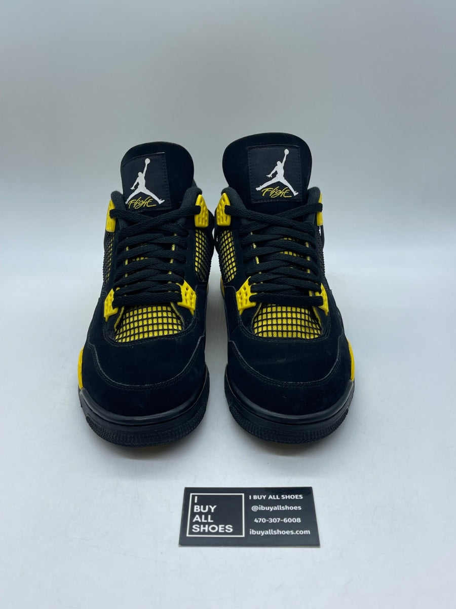 Jordan 4 Retro Thunder (2023) 11.5 (Moderately Worn Pre-Owned) - Image 2