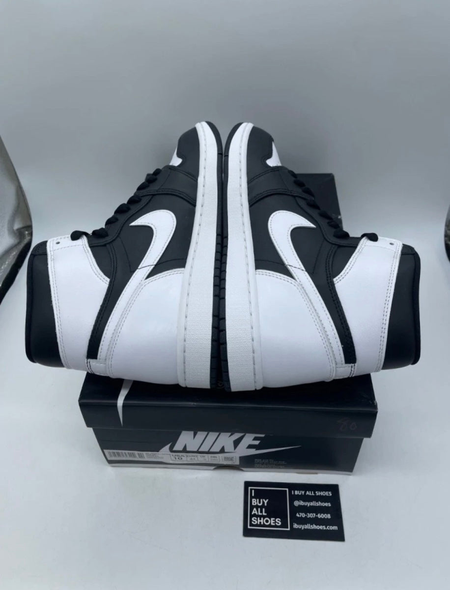 Jordan 1 Retro High OG Black White 10 (Lightly Worn Pre-Owned)JordanBlack/White/White - Image 6