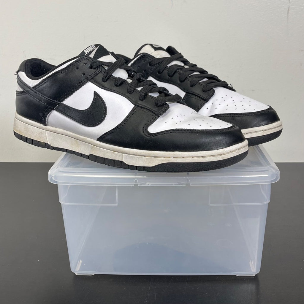 Nike Dunk Low Retro White Black Panda 12 (Moderately Worn Pre-Owned)NikeWhite/Black - Image 1