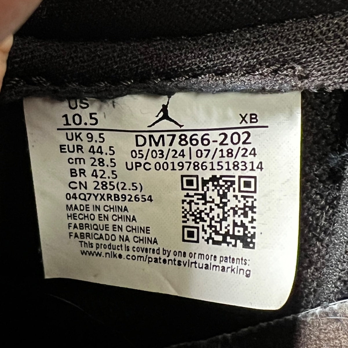 Jordan 1 Retro Low OG SP Travis Scott Velvet Brown 10.5 (Lightly Worn Pre-Owned)JordanDark Mocha/Black/Velvet Brown - Image 6