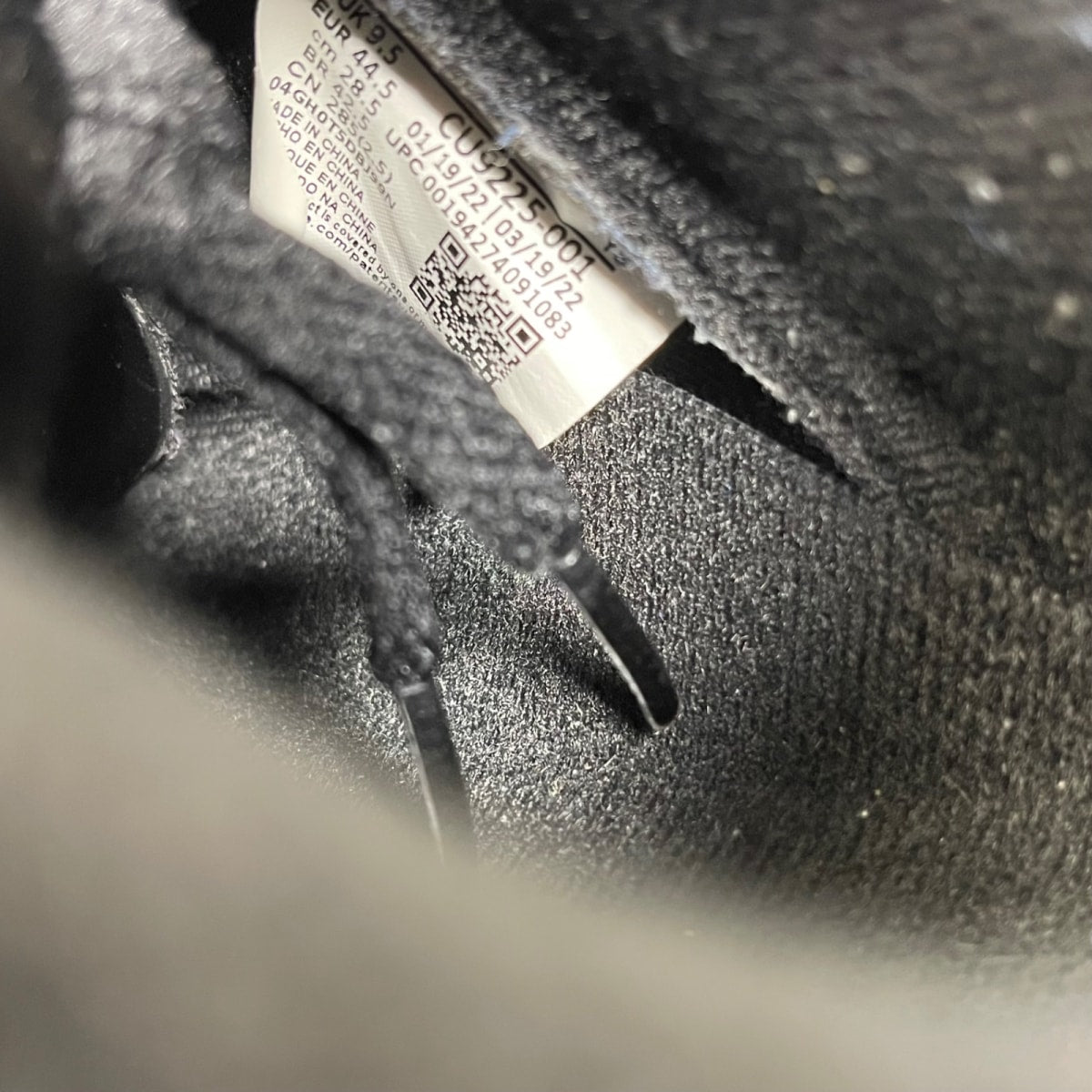 Nike Air Force 1 Low Supreme Black 10.5 (Moderately Worn Pre-Owned)NikeBlack/Black-Black - Image 6