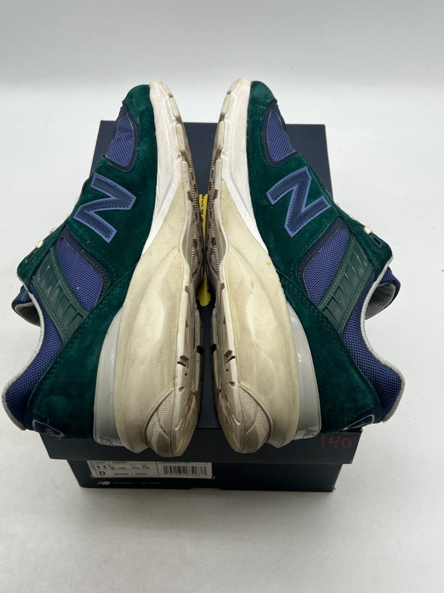 New Balance 990v5 Aime Leon Dore Life in the Balance 11.5 (Moderately Worn Pre-Owned)New BalanceGreen/Blue - Image 9