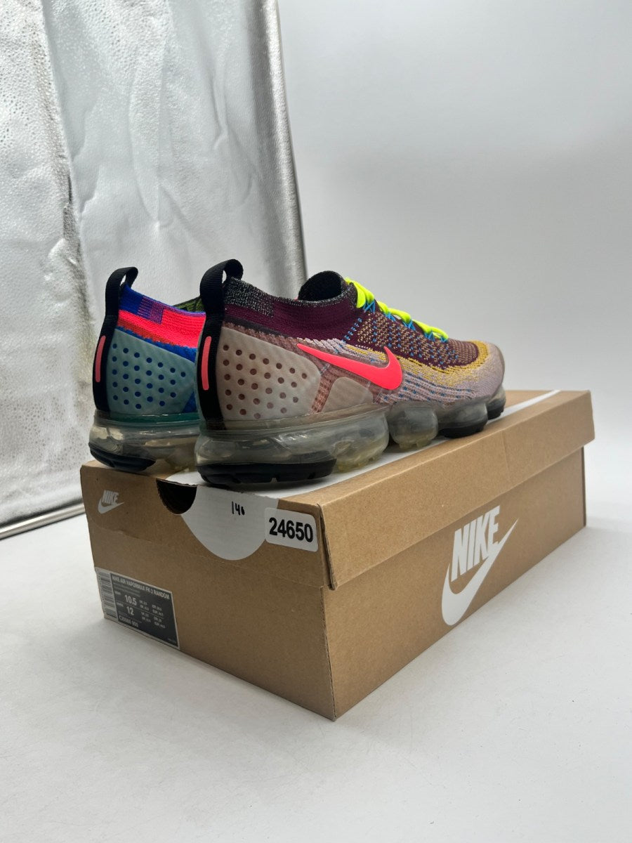 Nike Air VaporMax Flyknit 2 Random Yarn 10.5 (Lightly Worn Pre-Owned)NikeMulti-Color/Bright Crimson-Multi-Color-Multi-Color - Image 6