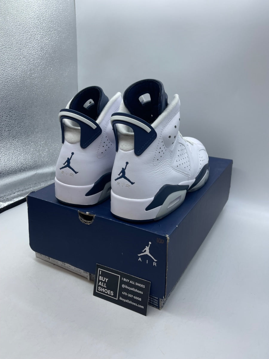 Jordan 6 Retro Midnight Navy (2022) 10 (Moderately Worn Pre-Owned) - Image 5