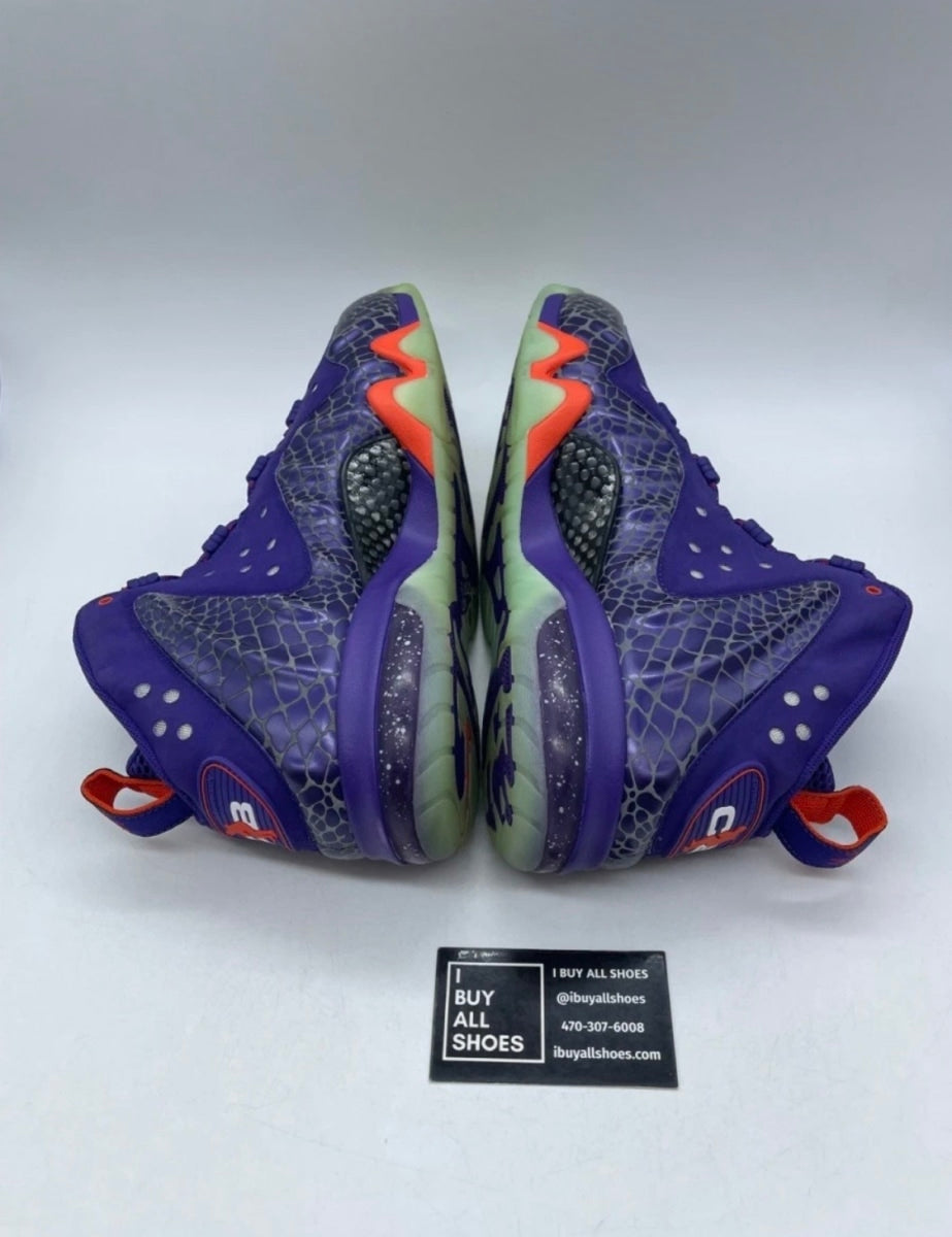 Nike Barkley Posite Max Suns 11.5 (Lightly Worn Pre-Owned)NikeCourt Purple/Team Orange - Image 6
