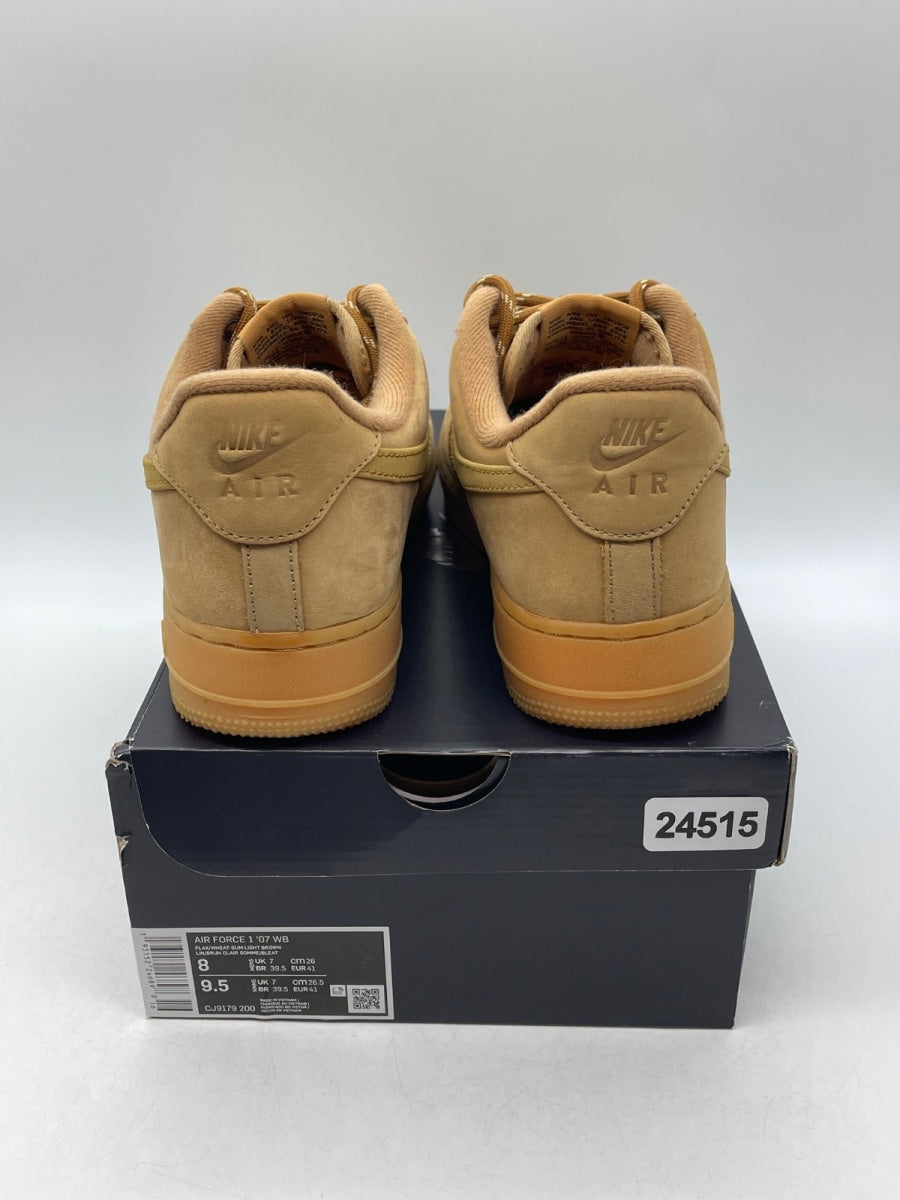 Nike Air Force 1 Low Flax Wheat 8 (Moderately Worn Pre-Owned)NikeFlax/Gum/Light Brown/Black/Wheat - Image 3