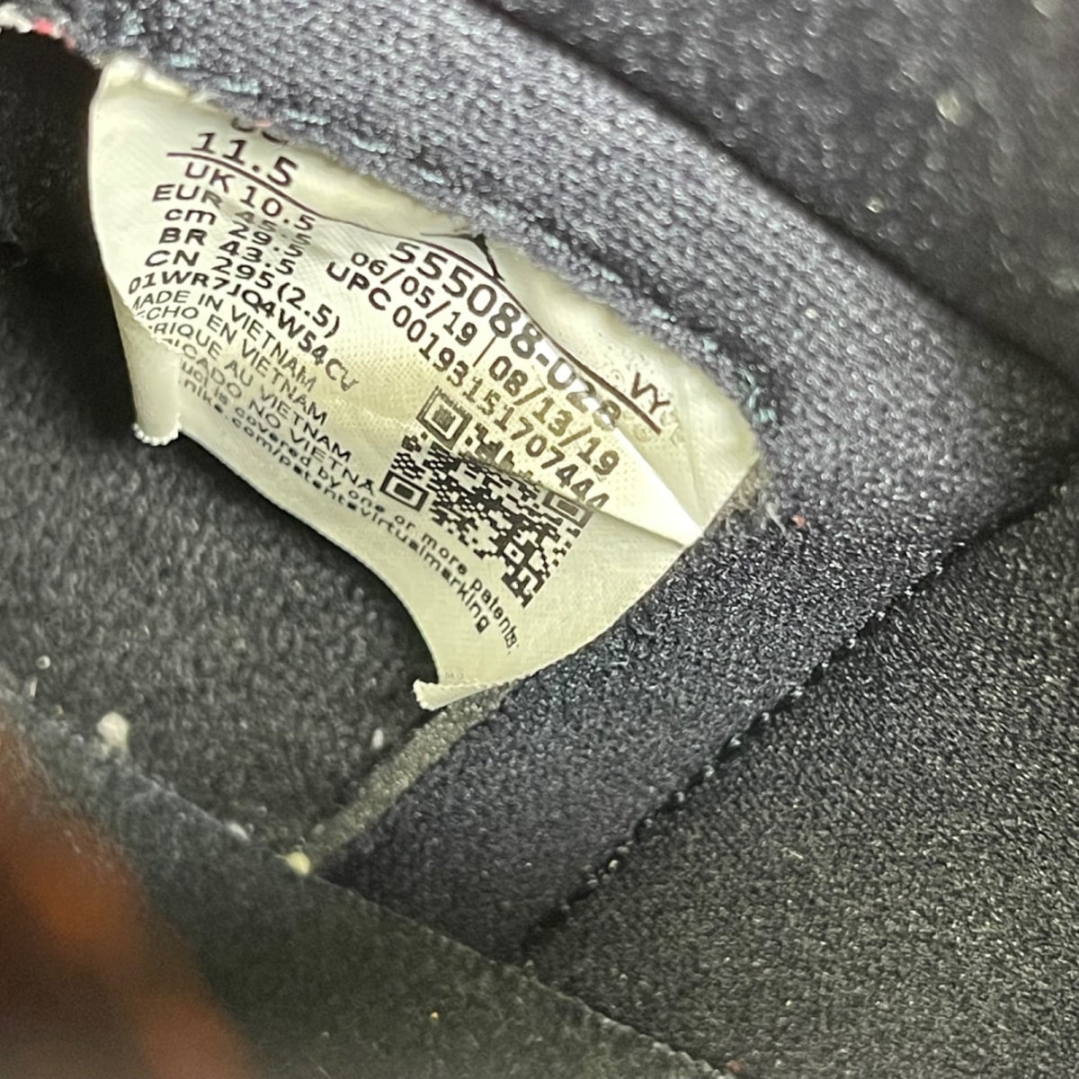 Jordan 1 Retro High Shattered Backboard 3.0 11.5 (Moderately Worn Pre-Owned)JordanBlack/Pale Vanilla-Starfish - Image 6