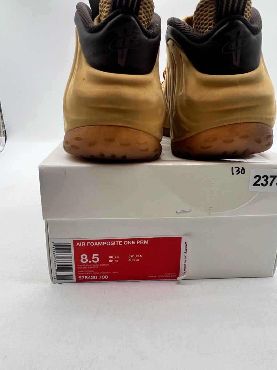 Nike Air Foamposite One Wheat 8.5 (Moderately Worn Pre-Owned)NikeHaystack/Track Brown - Image 4