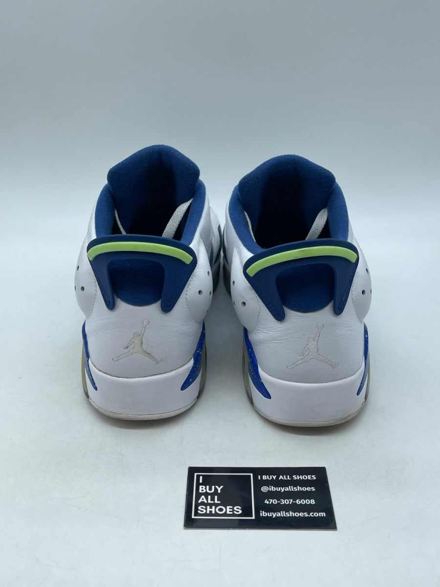 Jordan 6 Retro Low Ghost Green 13 (Heavily Worn Pre-Owned) - Image 3