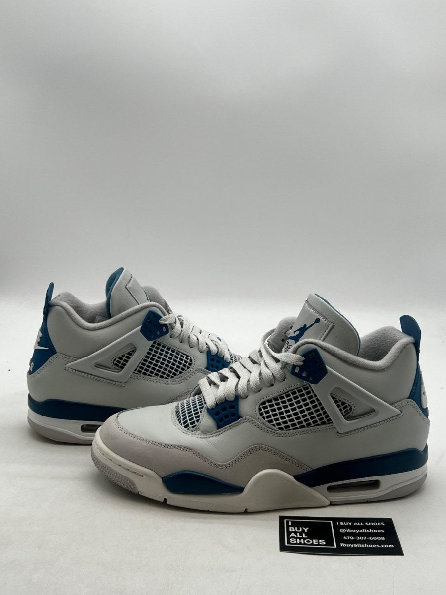 Jordan 4 Retro Military Blue (2024) 9.5 (Lightly Worn Pre-Owned) - Image 2