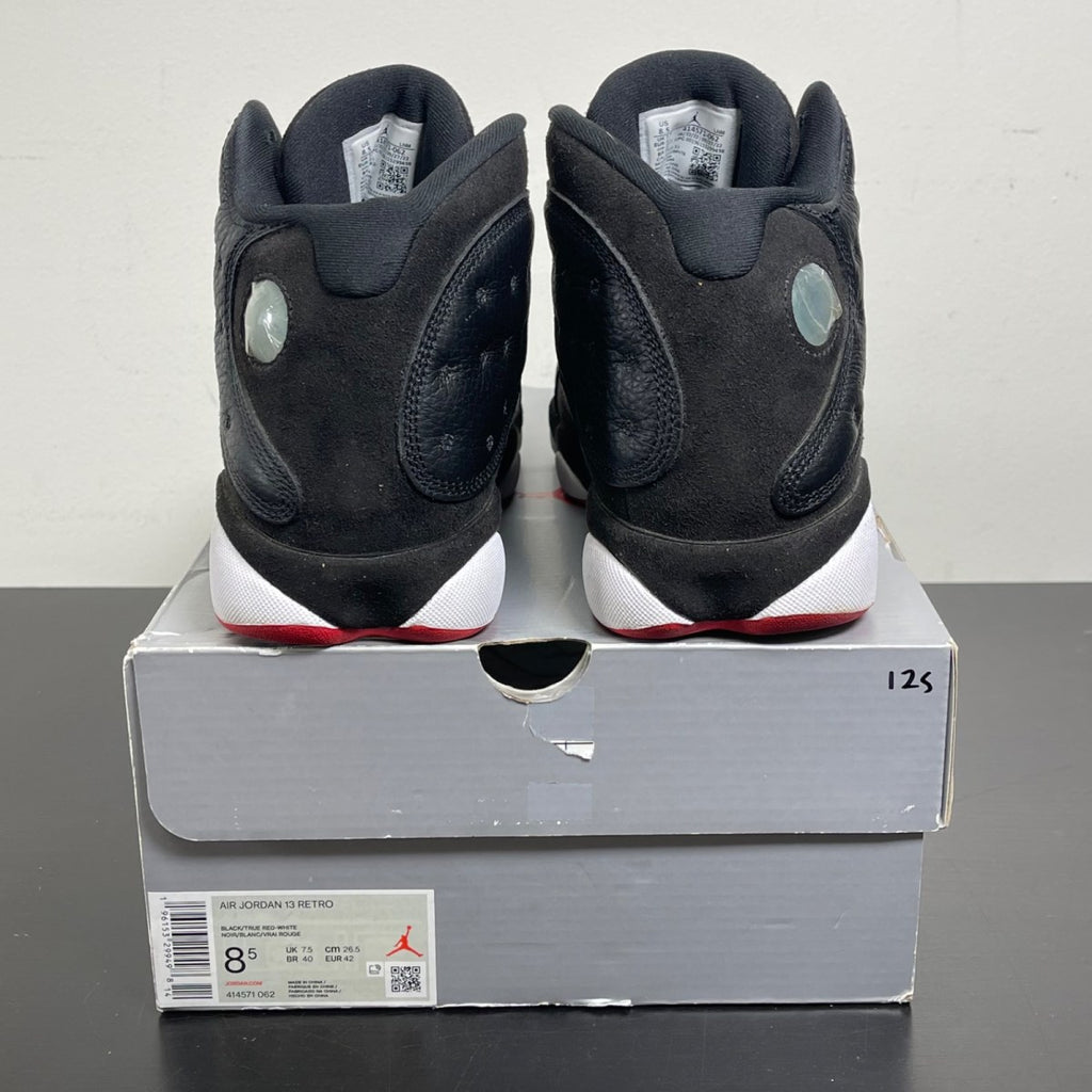 Jordan 13 Retro Playoffs (2023) 8.5 (Moderately Worn Pre-Owned)JordanBlack/Varsity Red-White-Vibrant Yellow - Image 4