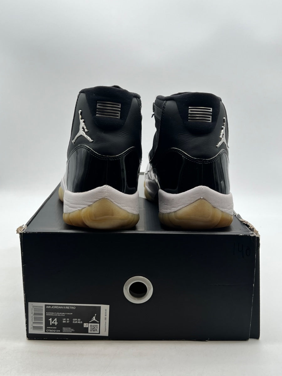 Jordan 11 Retro Jubilee 25th Anniversary 14 (Lightly Worn Pre-Owned)JordanBlack/Multi-Color-White-Multi-Color - Image 5