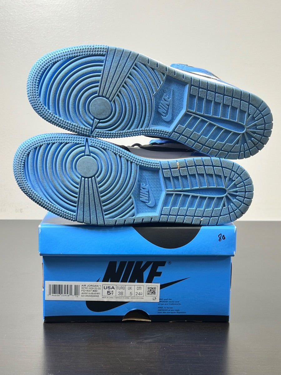 Jordan 1 Retro High OG UNC Toe (GS) (Size 5.5Y) - Image 7
