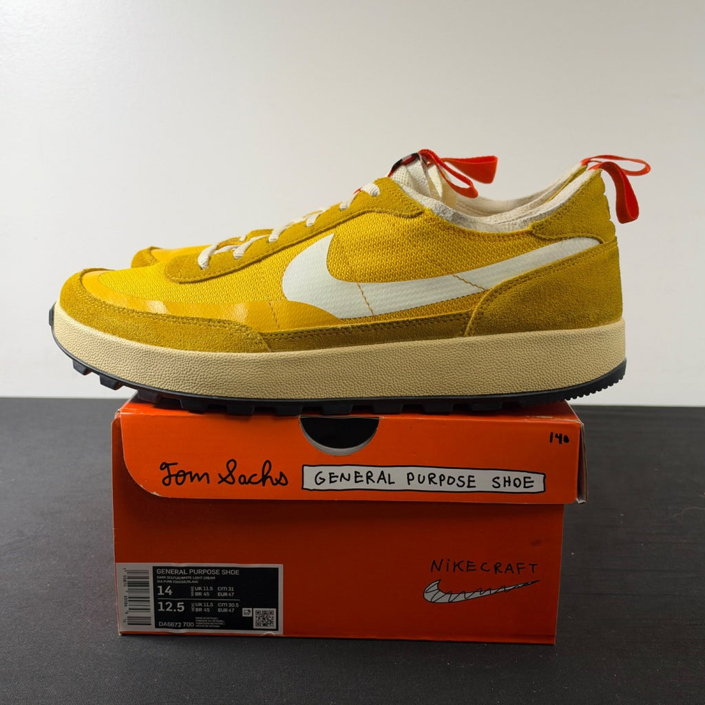 NikeCraft General Purpose Shoe Tom Sachs Archive Dark Sulfur (Size 14W / 12.5M) - aux