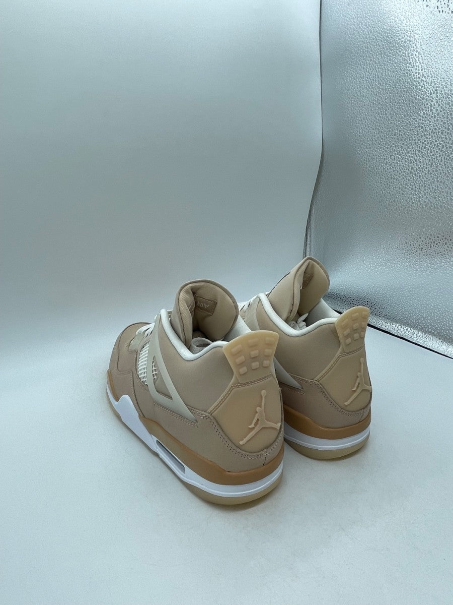 Jordan 4 Retro Shimmer (Women's) 11.5W (Moderately Worn Pre-Owned)JordanShimmer/Bronze Eclipse-Orange Quartz-Metallic Silver - Image 4