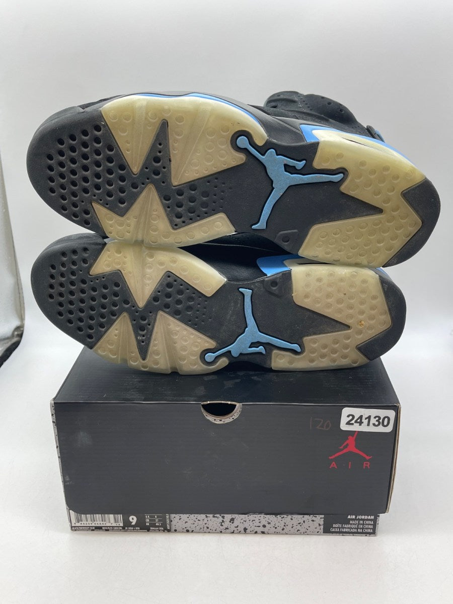 Jordan 6 Retro UNC 9 (Moderately Worn Pre-Owned)JordanBlack/University Blue - Image 7