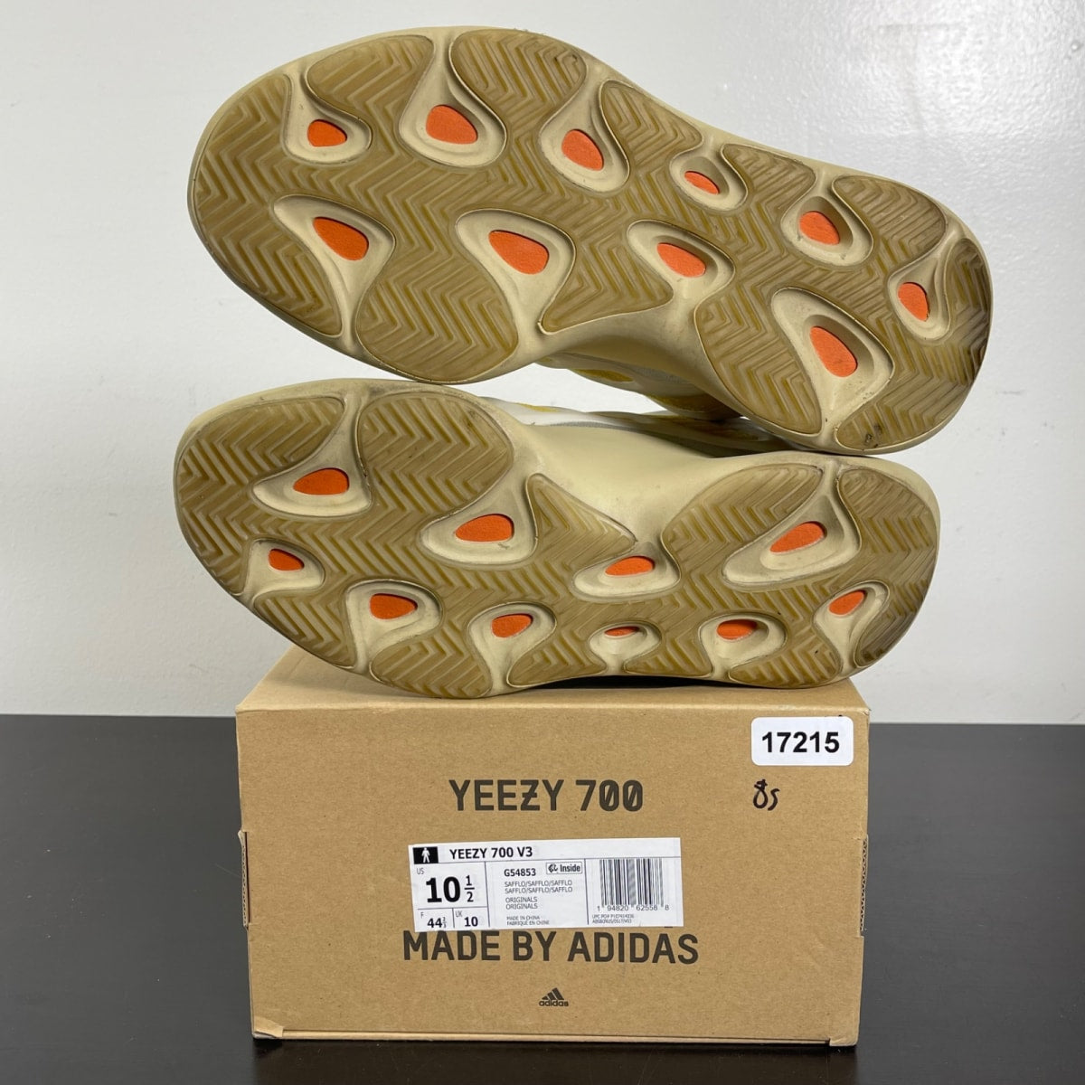 adidas Yeezy 700 V3 Safflower 10.5 (Moderately Worn Pre-Owned)adidasSafflower/Safflower/Safflower - Image 5