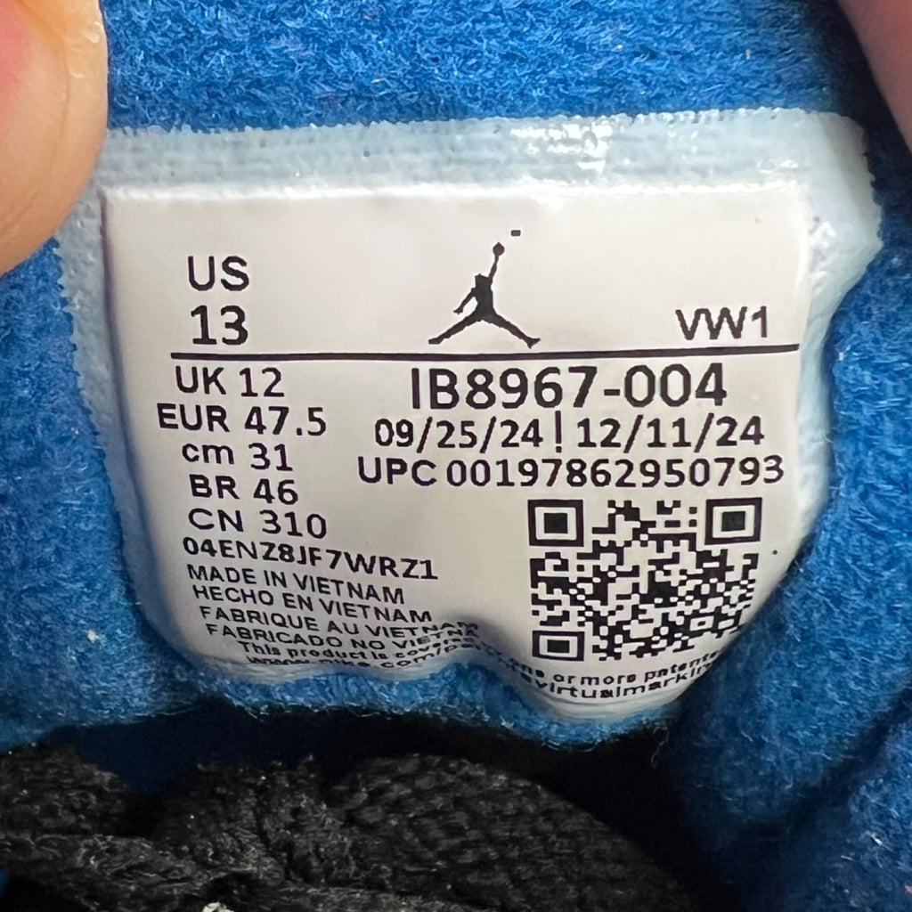 Jordan 3 Retro OG Rare Air 13 (Lightly Worn Pre-Owned)JordanBlack/Chile Red/Neutral Grey/Military Blue/Coconut Milk - Image 7