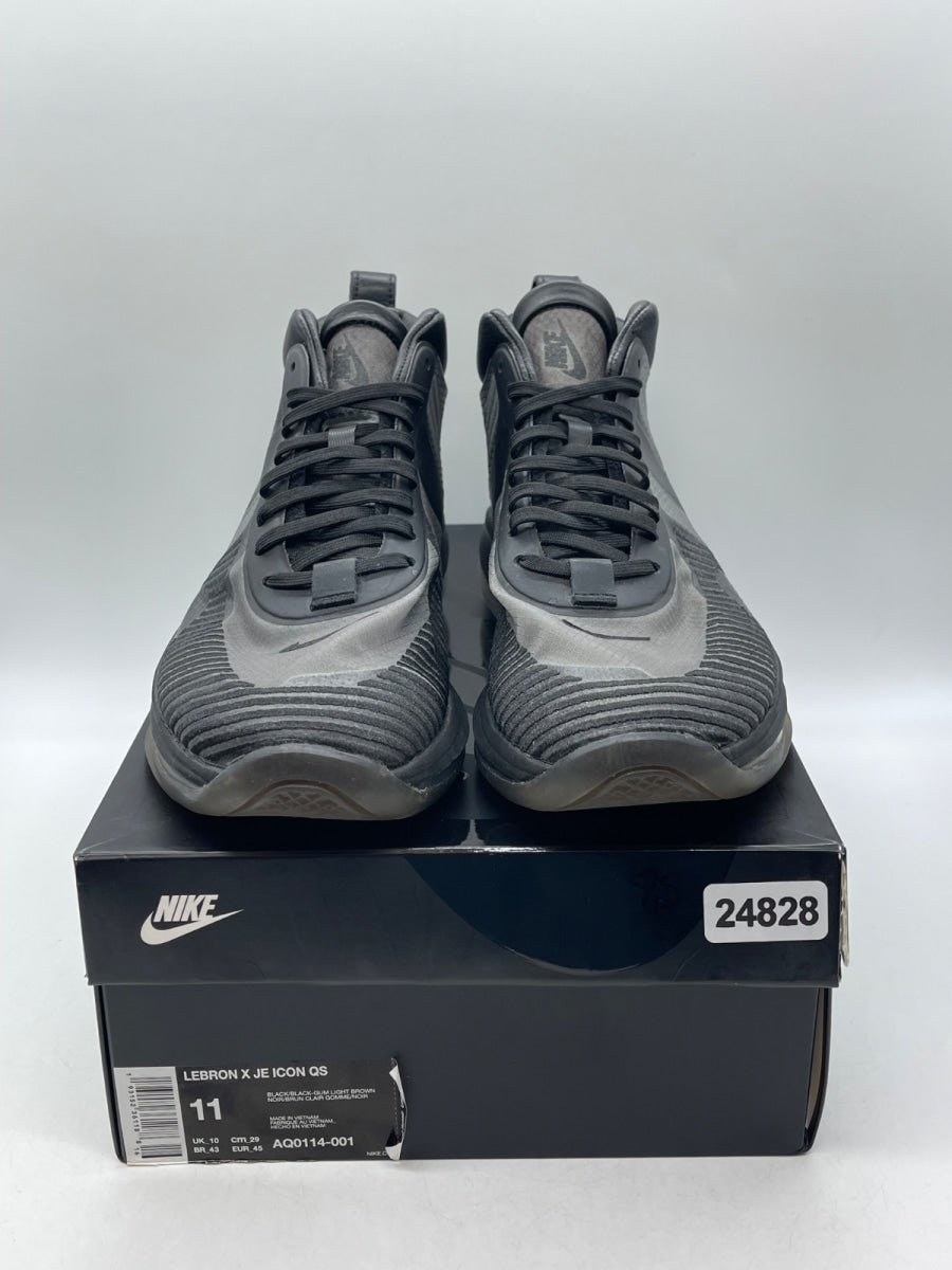 Nike LeBron Icon John Elliott Black 11 (Moderately Worn Pre-Owned)NikeBlack/Black-Gum Light Brown - Image 2