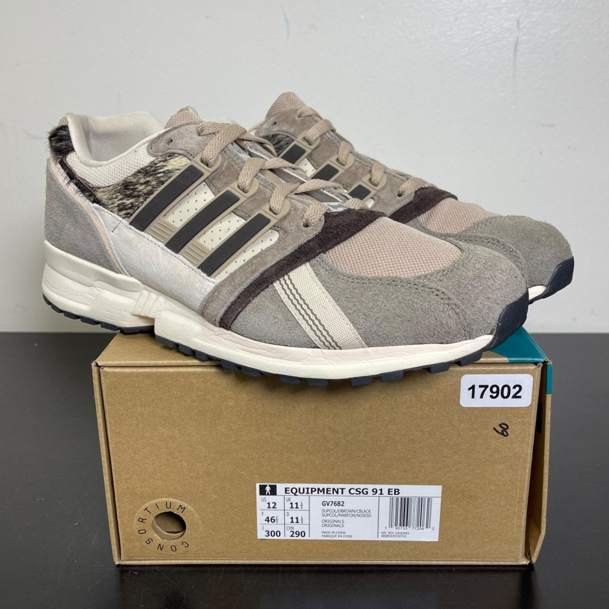 adidas Consortium EQT CSG 91 Extra Butter Best Friend 12 (Moderately Worn Pre-Owned)adidasBrown/Tan/Pink - Image 1