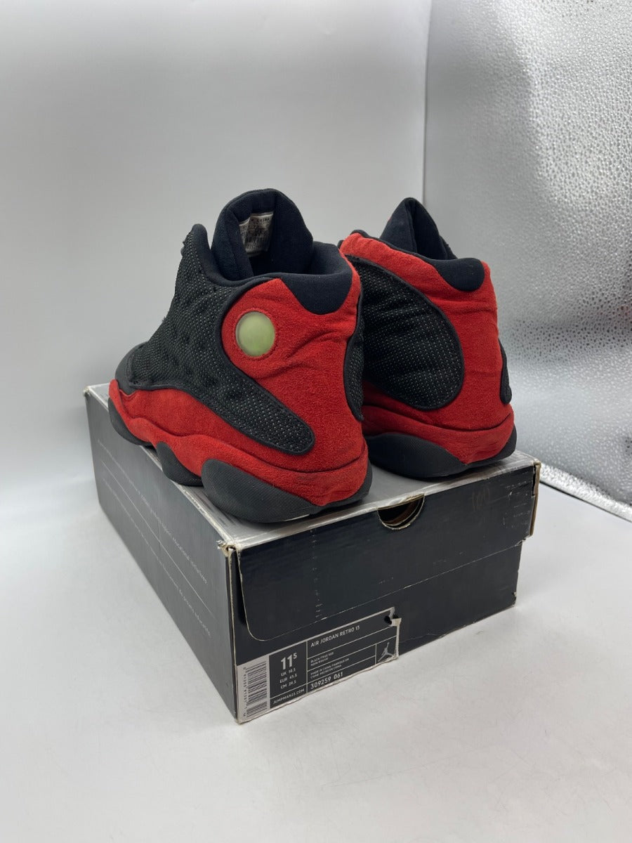Jordan 13 Retro Bred (2004) 11.5 (Moderately Worn Pre-Owned)JordanBlack/Varsity Red-White - Image 4
