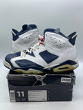 Jordan 6 Retro Olympic London (2012) 11 (Moderately Worn Pre-Owned) - Image 1