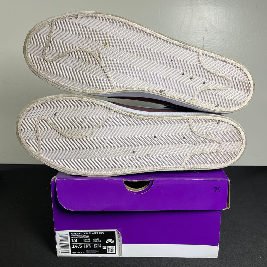 Nike Zoom Blazer Mid SB Mystic Dates Glacier Ice (Size 13) - aux