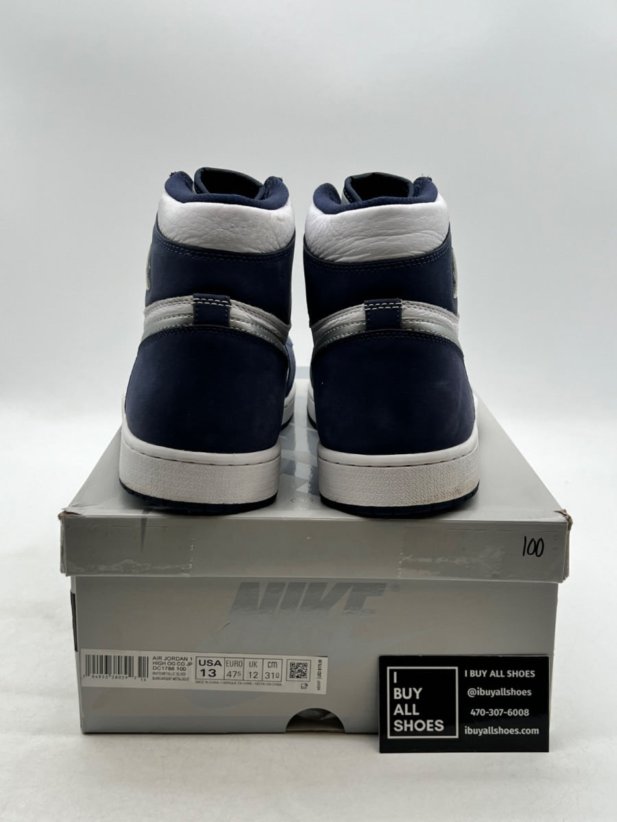 Jordan 1 Retro High CO.JP Midnight Navy (2020) 13 (Lightly Worn Pre-Owned) - Image 3