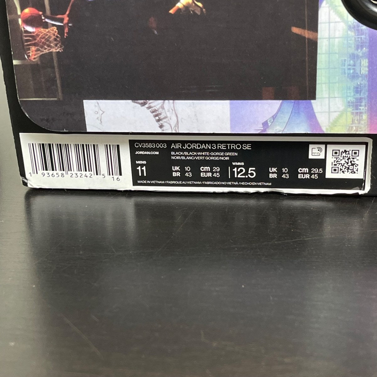 Jordan 3 Retro SE Animal Instinct 2.0 11 (Moderately Worn Pre-Owned)JordanBlack/Dark Mocha/Rope/Multi-Color - Image 7