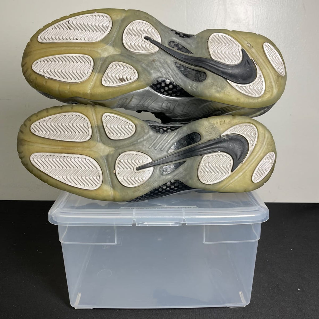 Nike Air Foamposite Pro Silver Surfer (Size 11.5) - aux