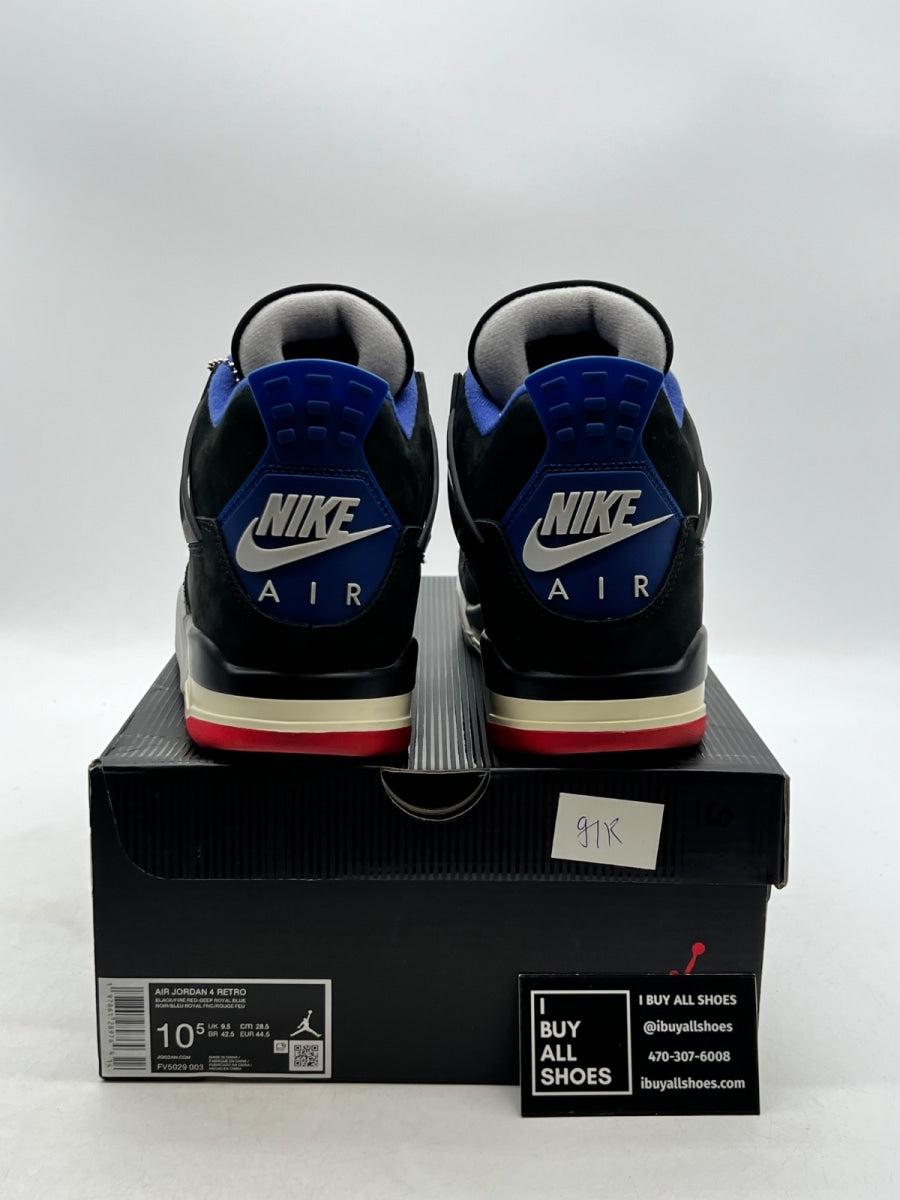 Jordan 4 Retro Rare Air (White Lettering) 10.5 (Lightly Worn Pre-Owned) - Image 3