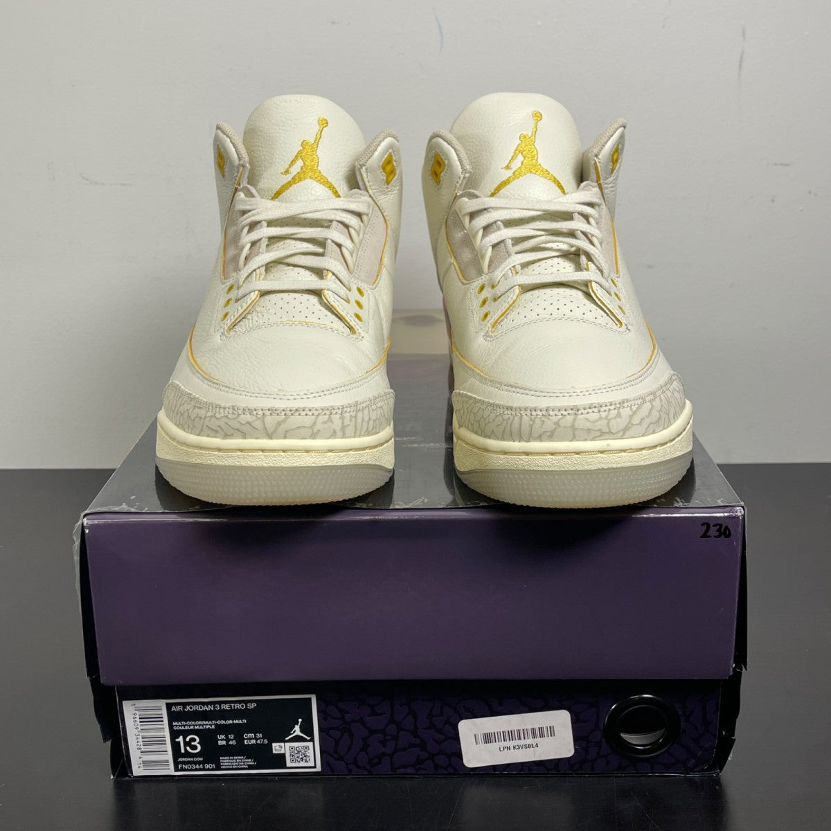 Jordan 3 Retro SP J Balvin Medellín Sunset 13 (Moderately Worn Pre-Owned)JordanMulti-Color/Multi-Color - Image 2