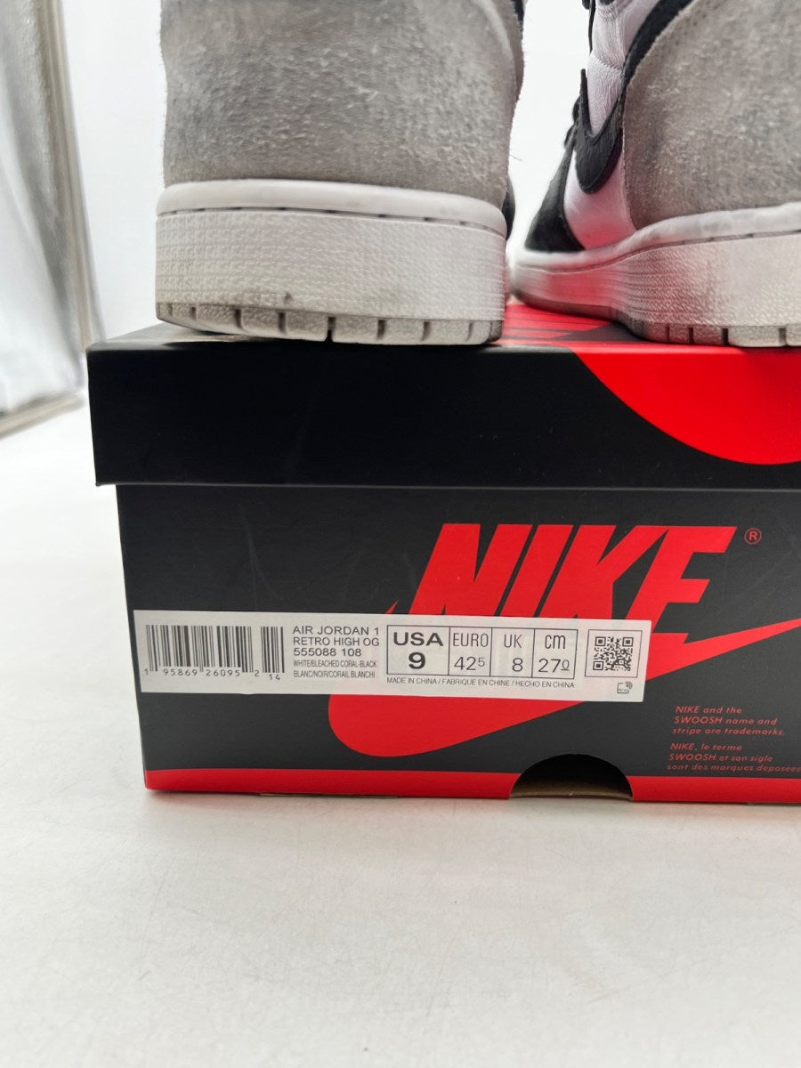Jordan 1 Retro High OG Bleached Coral 9 (Moderately Worn Pre-Owned) - Image 6