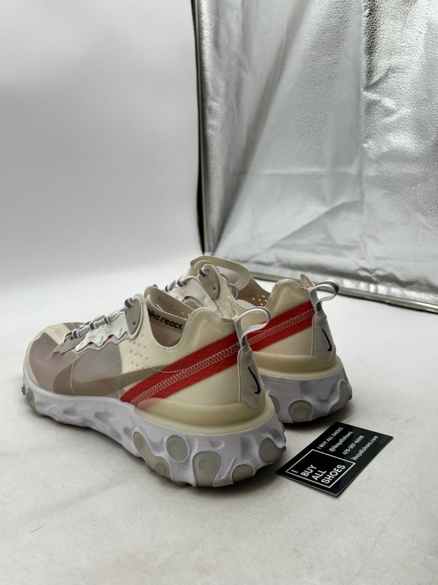 Nike React Element 87 Sail Light Bone 12 (Moderately Worn Pre-Owned) - Image 4