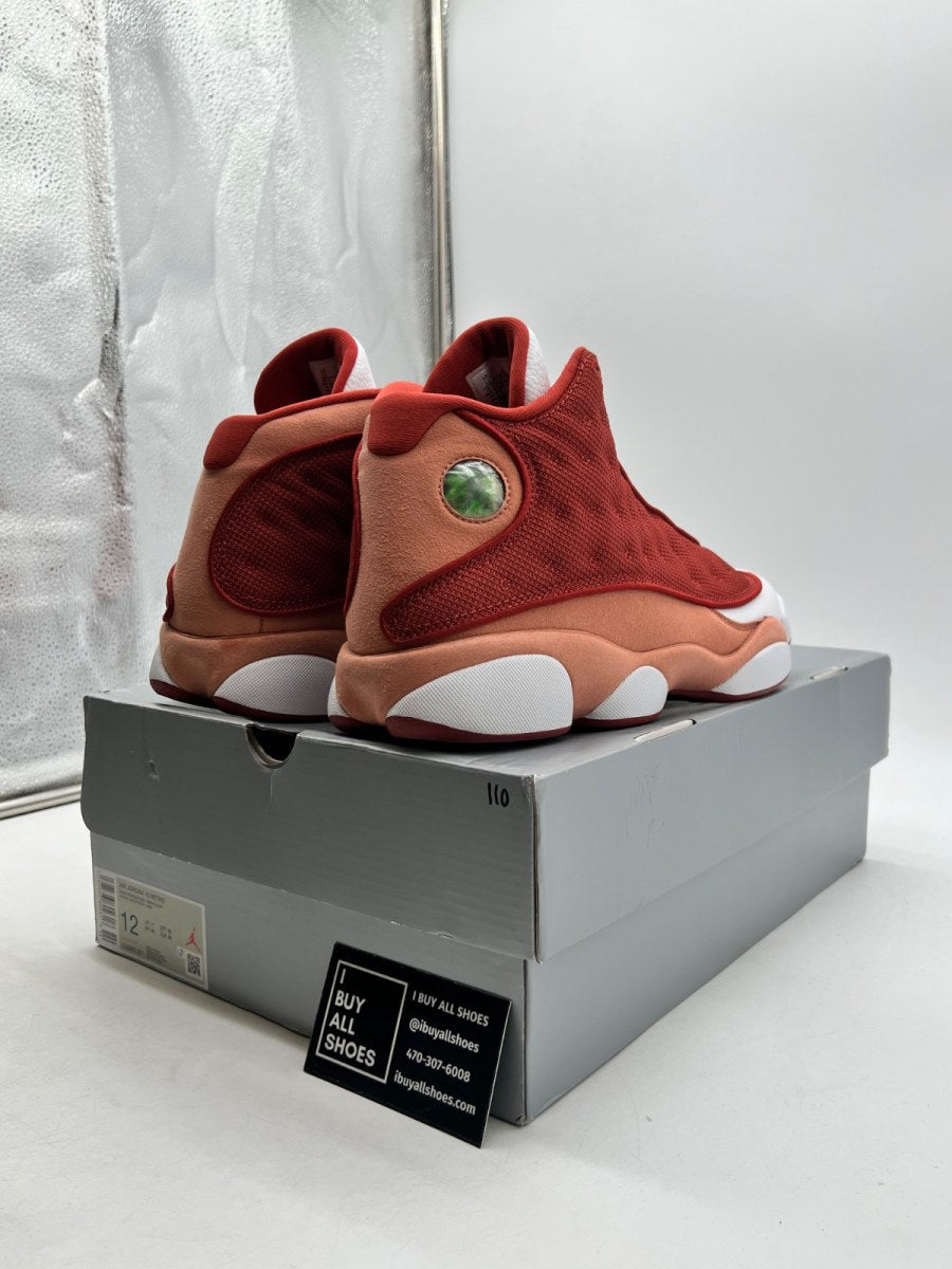 Jordan 13 Retro Dune Red 12 (Lightly Worn Pre-Owned) - Image 5