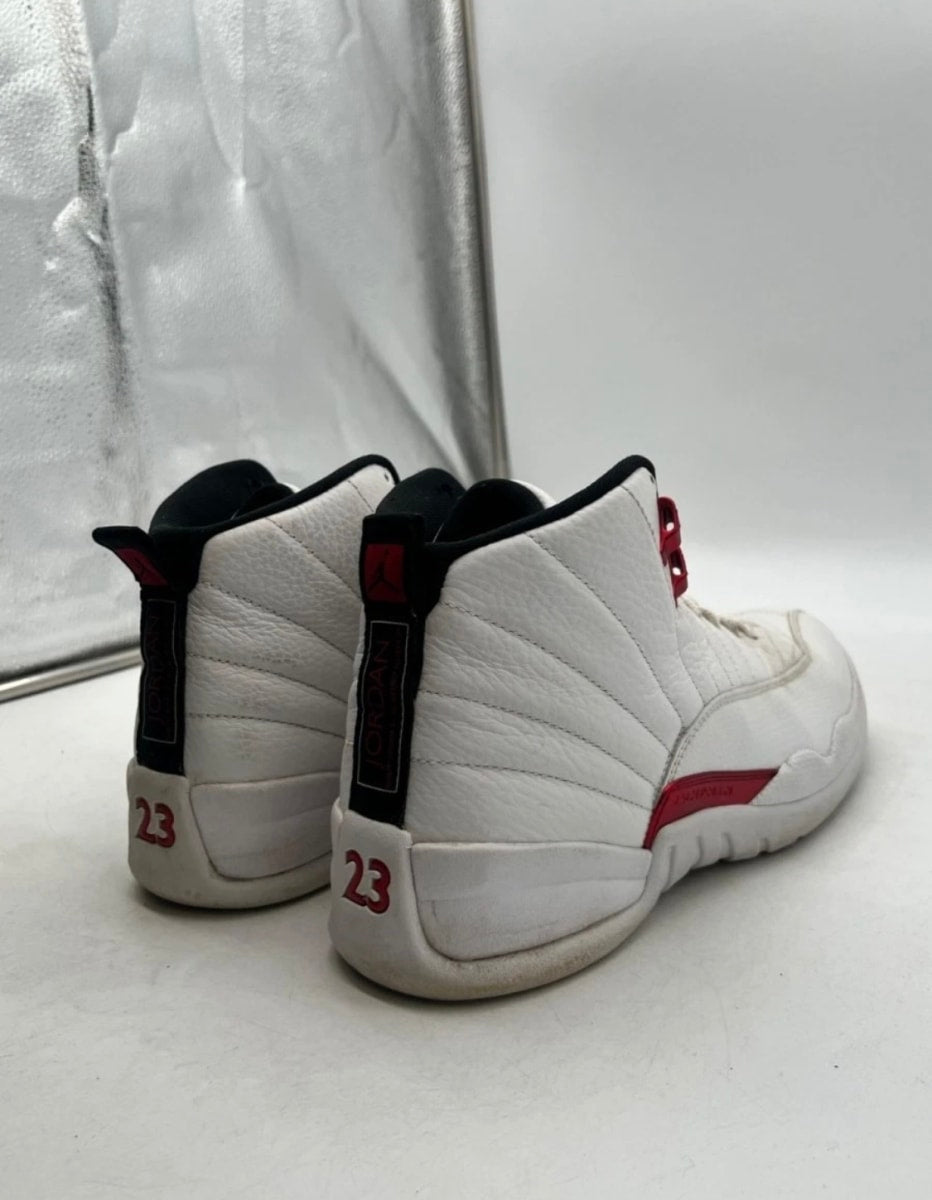 Jordan 12 Retro Twist 11 (Heavily Worn Pre-Owned)JordanWhite/Black-University Red - Image 3