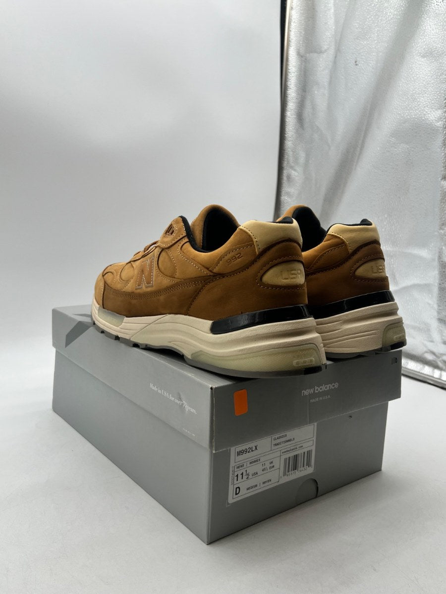 New Balance 992 MiUSA Wheat 11.5 (Lightly Worn Pre-Owned)New BalanceWheat/Brown/Off White - Image 6