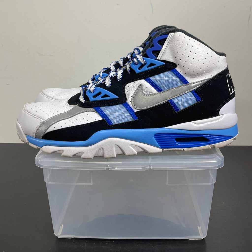 Nike Air Trainer SC High Royals 12 (Moderately Worn Pre-Owned)NikeWhite/Metallic Silver/Black - Image 3