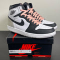 Jordan 1 Retro High OG Bleached Coral 10 (Moderately Worn Pre-Owned)JordanWhite/Black/Grey Fog/Bleached Coral - Image 1