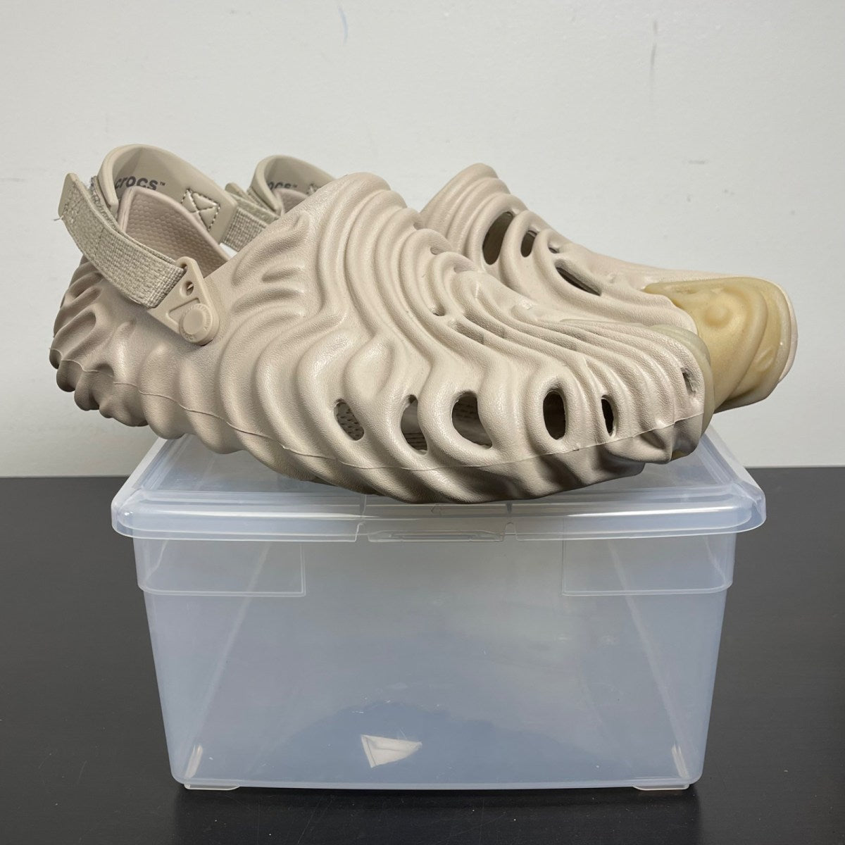 Crocs Pollex Clog by Salehe Bembury Horchata 10 (Moderately Worn Pre-Owned)CrocsHorchata - Image 1