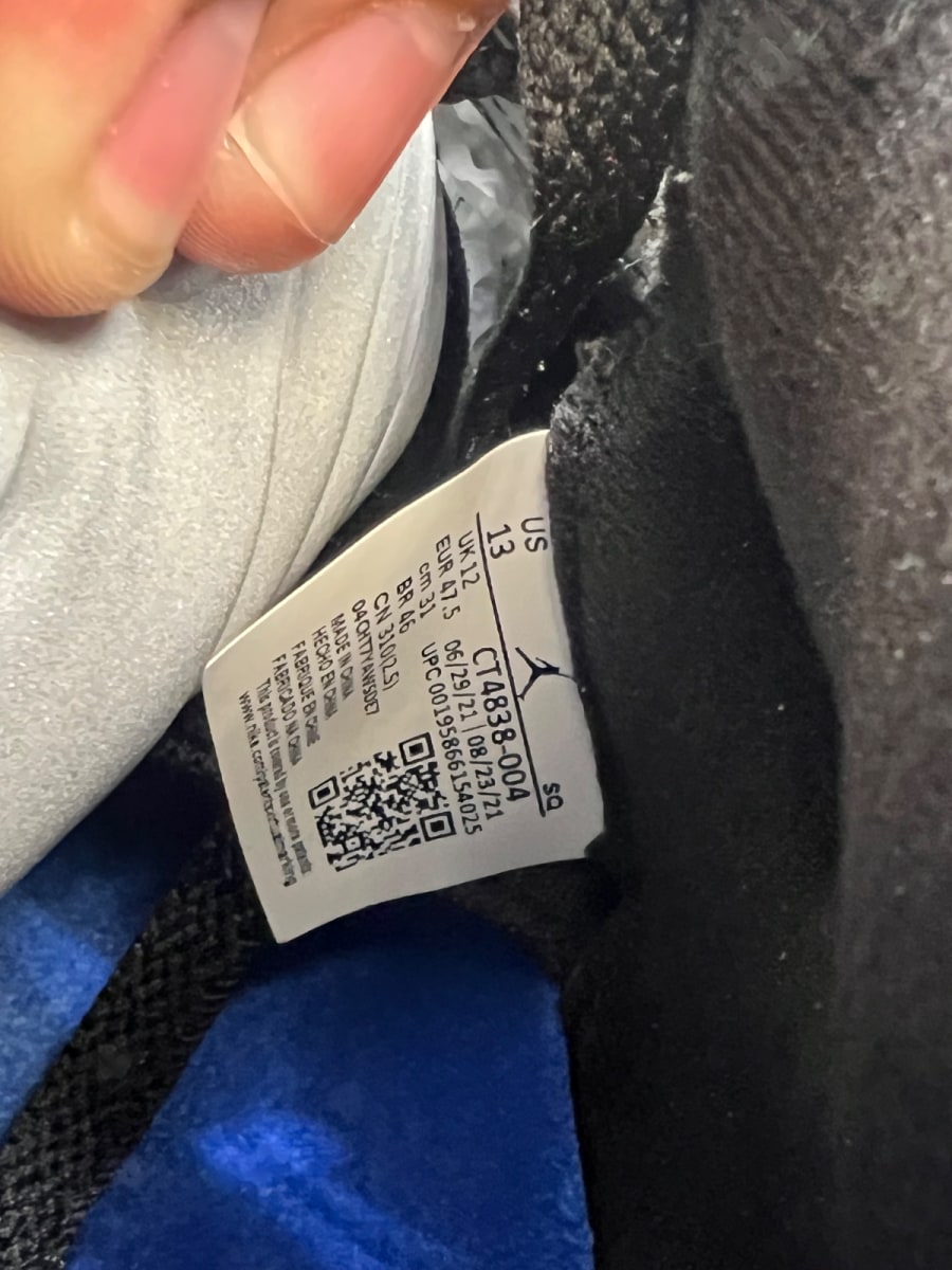 Jordan 5 Retro Racer Blue 13 (Lightly Worn Pre-Owned) - Image 6
