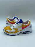 Nike Air Max2 Light University Gold Flash Crimson 9 (Moderately Worn Pre-Owned) - Image 1