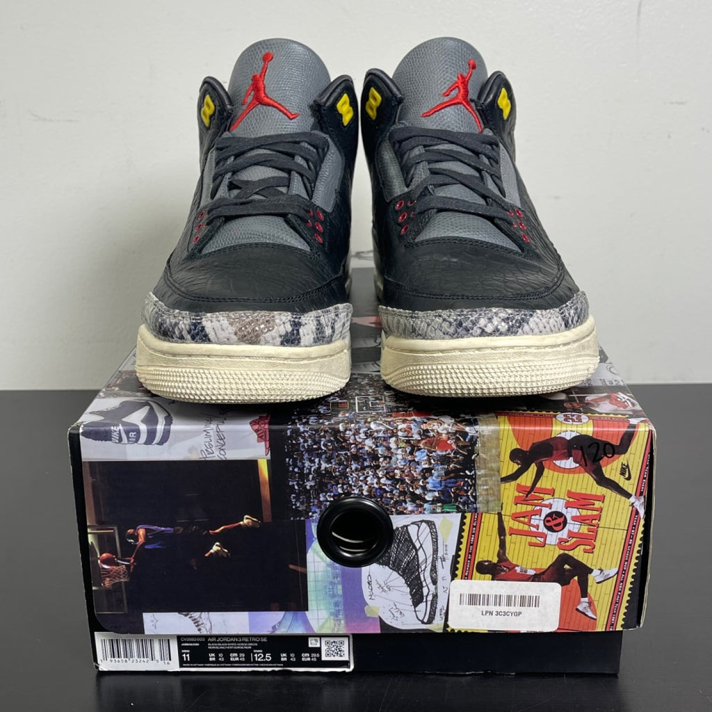 Jordan 3 Retro SE Animal Instinct 2.0 11 (Moderately Worn Pre-Owned)JordanBlack/Dark Mocha/Rope/Multi-Color - Image 2