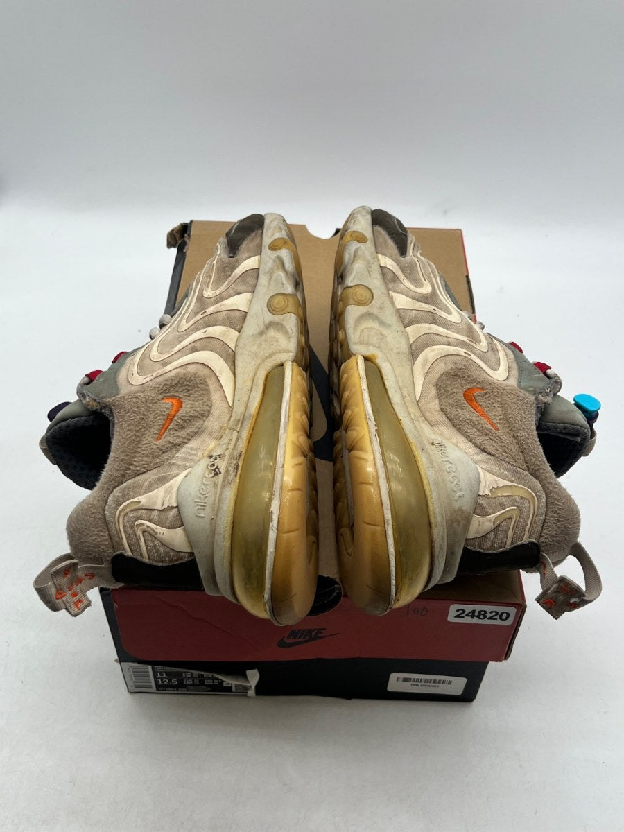 Nike Air Max 270 React ENG Travis Scott Cactus Trails 11 (Heavily Worn Pre-Owned)NikeLight Cream/Dark Hazel-Mica Green-Starfish - Image 9