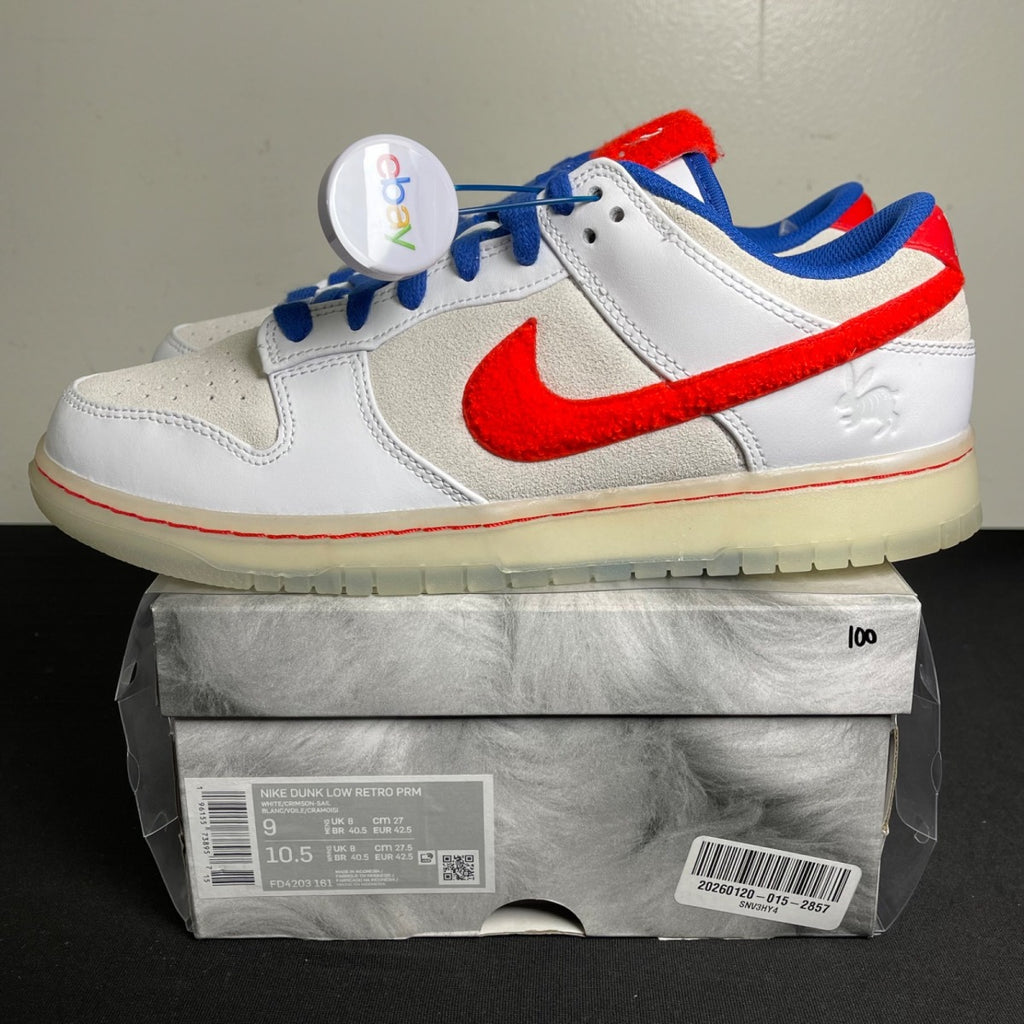 Nike Dunk Low Retro PRM Year of the Rabbit White Rabbit (2023) (Size 9) - Image 3
