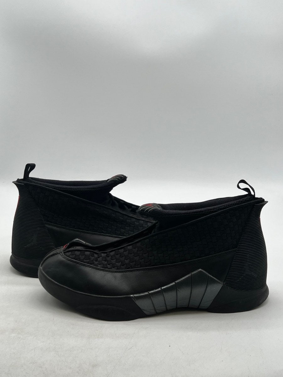 Jordan 15 Retro Stealth (2017) 12 (Heavily Worn Pre-Owned)JordanBlack/Varsity Red-Anthracite - Image 1