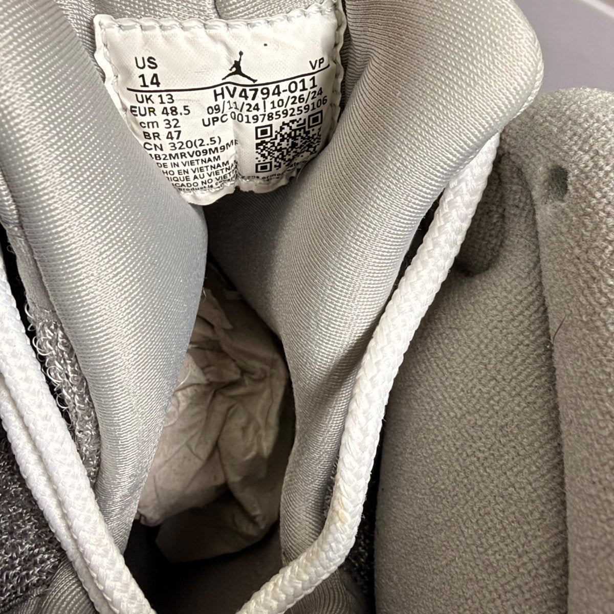 Jordan 9 Retro Cool Grey (2025) (Size 14) - aux